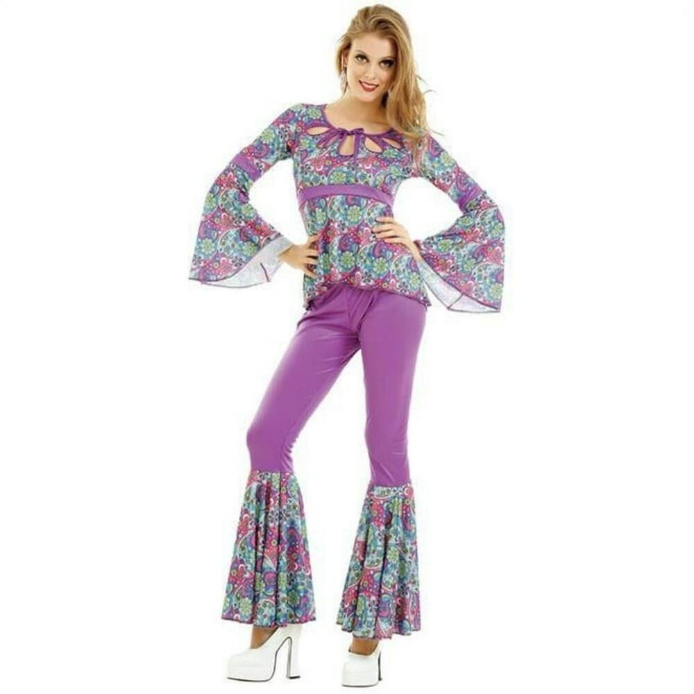 Hauntlook Disco Diva Halloween Costume XL 70s Retro Party Costume New